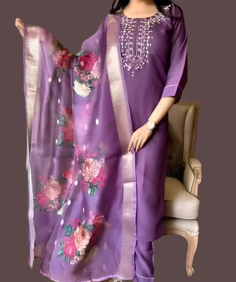 RUDKI ENTERPRISE Women Kurta Pant Dupatta Set