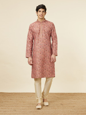 MANYAVAR Men Kurta Churidar Set