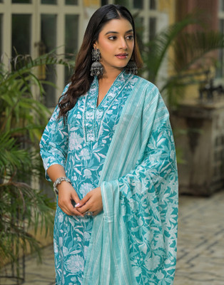 Divastri Women Kurta Pant Dupatta Set