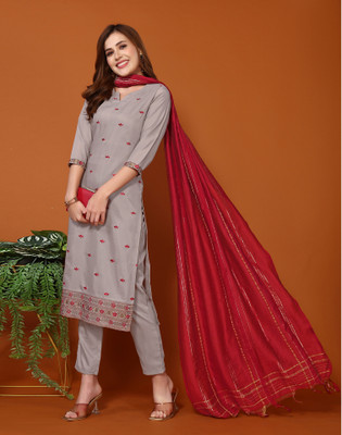 SIRIL Women Kurta Pyjama Dupatta Set
