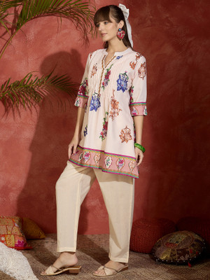 Indo Era Women Kurta Pant Set