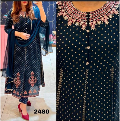 Koteshwar Women Kurta Pant Dupatta Set