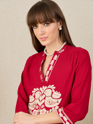 Indo Era Women Kurta Palazzo Set