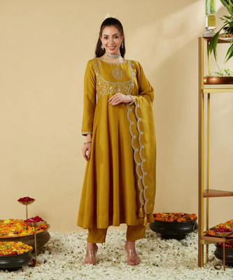 MOKOSH Women Kurta Pant Dupatta Set