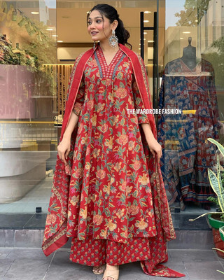 sakshiashion Women Kurti Pant Dupatta Set