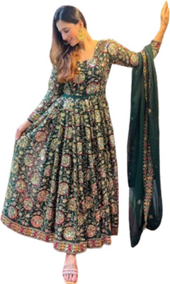 NF FAB Women Ethnic Top Pant Dupatta Set