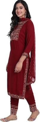 Koteshwar Women Kurta Pant Dupatta Set