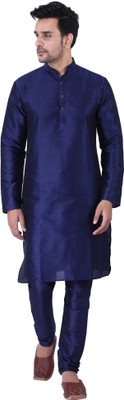 HUZUR Men Kurta Churidar Set