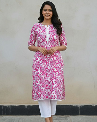SHRA TEXTILE Women Kurti Pant Set
