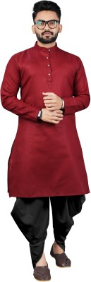 Enmozz Men Kurta Dhoti Set