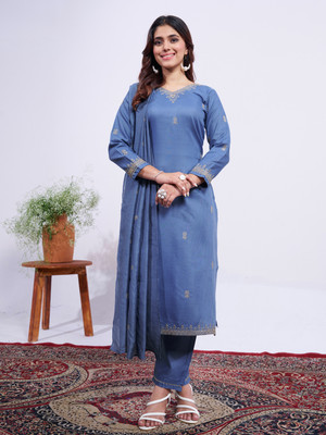 ARADHNA Women Kurti Pant Dupatta Set