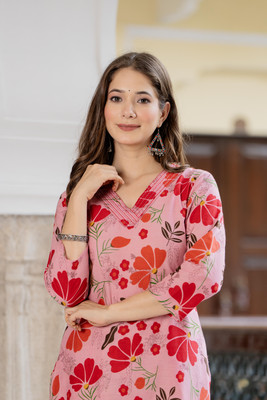KJFAB Women Kurta Pant Set
