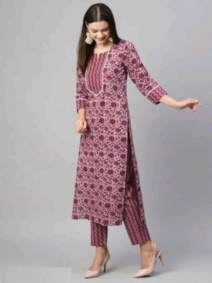 HD CREATION Women Kurti Pant Set