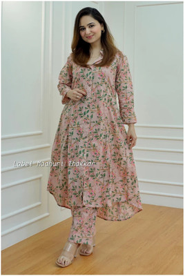 VASTRA CREATION Women Ethnic Top Pant Set