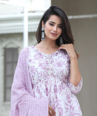 TANVIFASHION Women Kurta Pant Dupatta Set