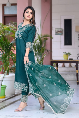 Himanshi Designer Women Kurta Pant Dupatta Set