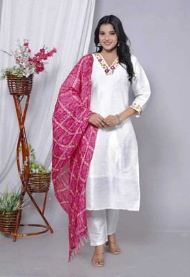 Anvay Creation Women Kurta Pant Dupatta Set