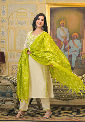 THE HOPE Women Kurta Pant Dupatta Set