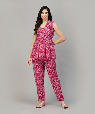 Stylum Women Ethnic Top Pant Set