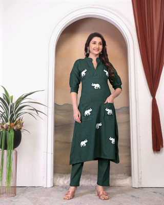 Hetvi Creation Women Kurta Pant Set