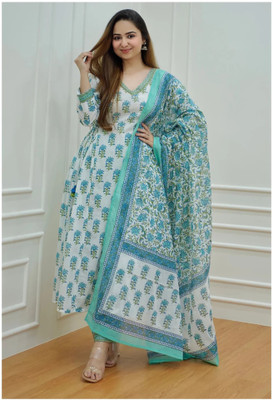 KRISHA CREATION Women Kurta Pant Dupatta Set