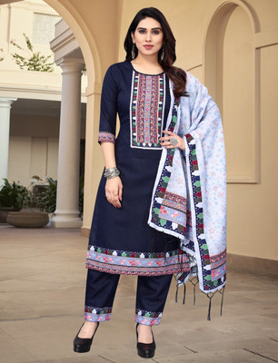 PREJAL FASHION Printed Kurta, Trouser/Pant & Dupatta Set