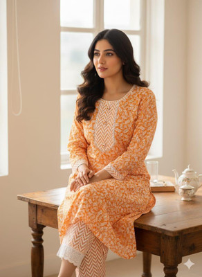 WearbyShah Women Kurti Pant Set