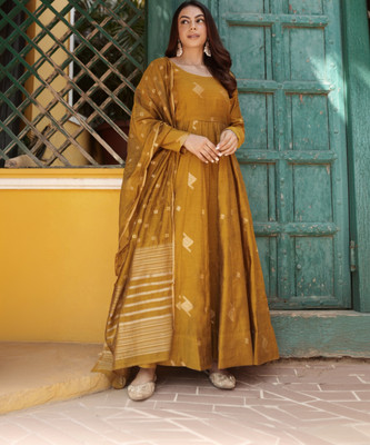 LIBAS Women Kurta Palazzo Dupatta Set