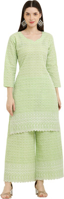 ALIZATRADERS Women Kurta Palazzo Set