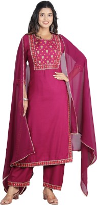 ELVISH JAIPUR Women Kurta Palazzo Dupatta Set