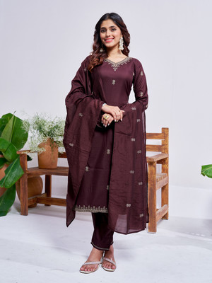 ARADHNA Women Kurti Pant Dupatta Set