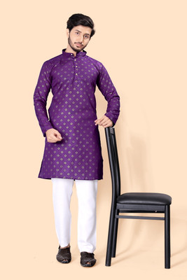 Growwax Men Kurta Pyjama Set