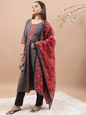 KETCH Women Kurta Pant Dupatta Set