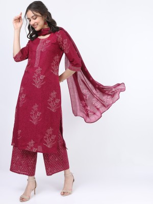 Vishudh Women Kurta Palazzo Set