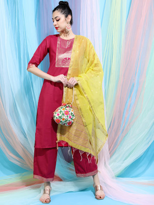Vishudh Women Kurta Palazzo Set