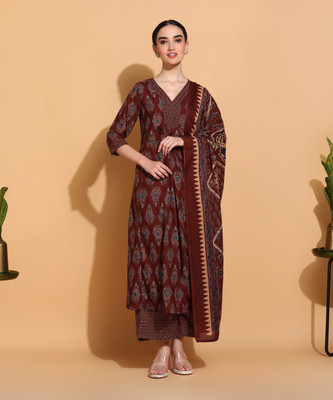 berrylicious Women Kurta Palazzo Dupatta Set