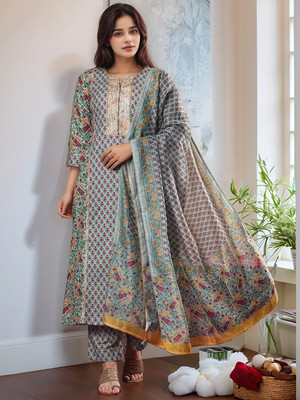Anni Designer Women Kurta Pant Dupatta Set