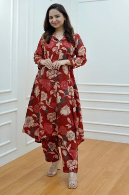 GRECIILOOKS Women Ethnic Top Pant Set