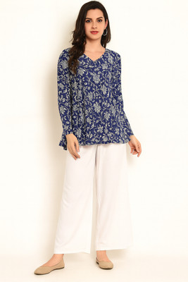 CLANGER Women Kurti Palazzo Set