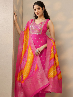 LIBAS Women Kurta Pant Dupatta Set