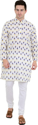 LDHSATI Men Kurta Churidar Set