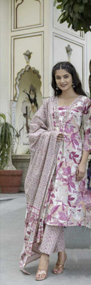 PBP Parth Creation Women Kurta Pant Dupatta Set