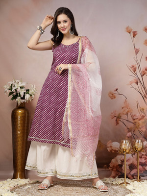 Stylum Women Kurta Sharara Dupatta Set