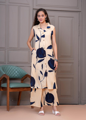 JC4U Women Kurta Palazzo Set