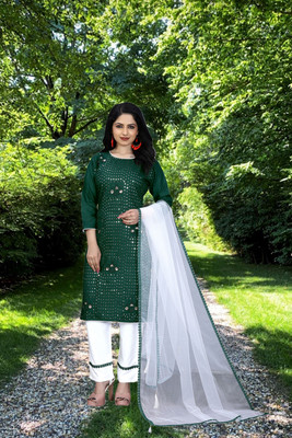 H V COLLECTION Women Kurta Pant Dupatta Set