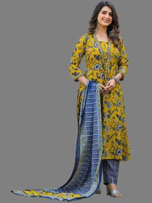 Aika Women Kurta Pant Dupatta Set