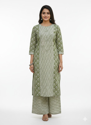 MKFASHION Women Kurta Palazzo Set