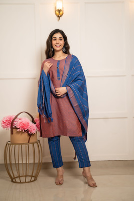Andheriyas Enterprises Women Kurta Pant Dupatta Set