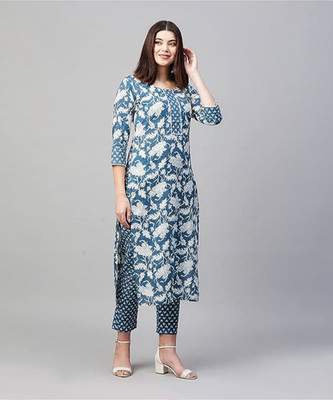 Shree Ram Creation Women Kurti Pant Set