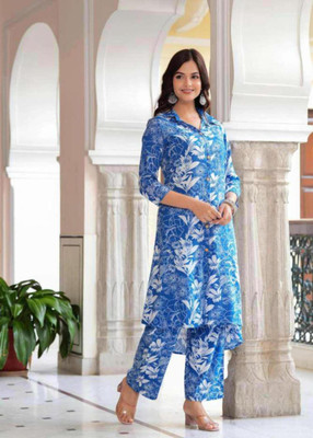 Priyanshi Fashion World Women Kurti Pant Dupatta Set